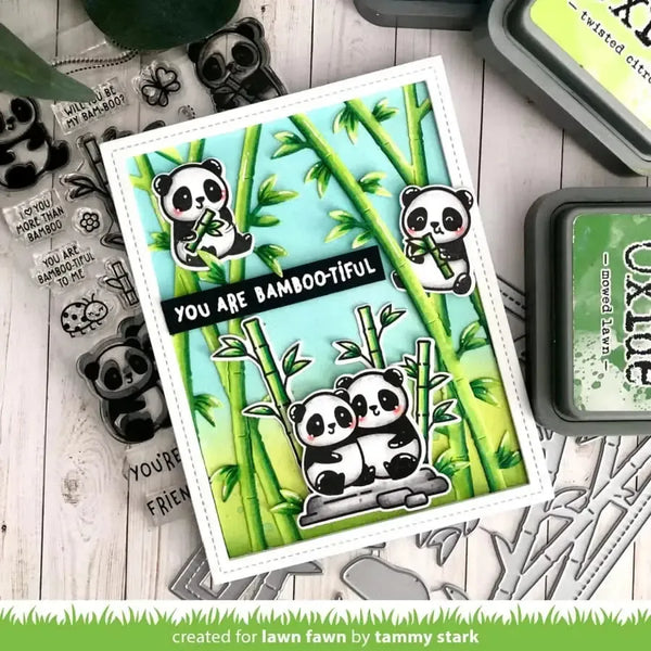 Lawn Cuts Custom Craft Dies - Bamboo Forest Backdrop: Portrait