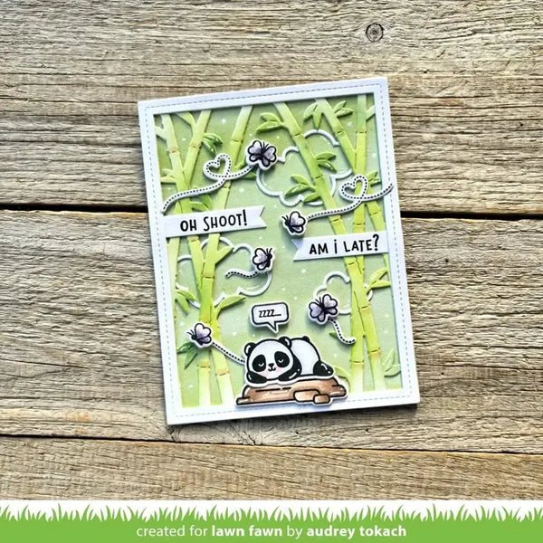 Lawn Cuts Custom Craft Dies - Bamboo Forest Backdrop: Portrait