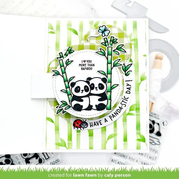 Lawn Fawn Bamboo Stencils*