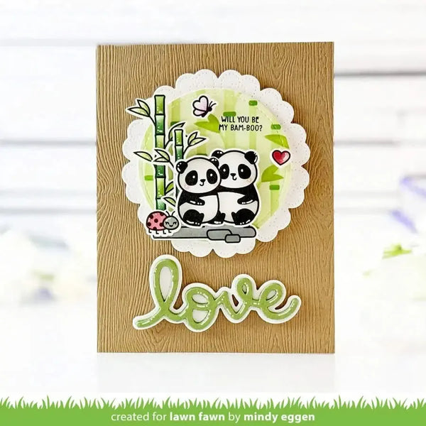Lawn Fawn Bamboo Stencils*