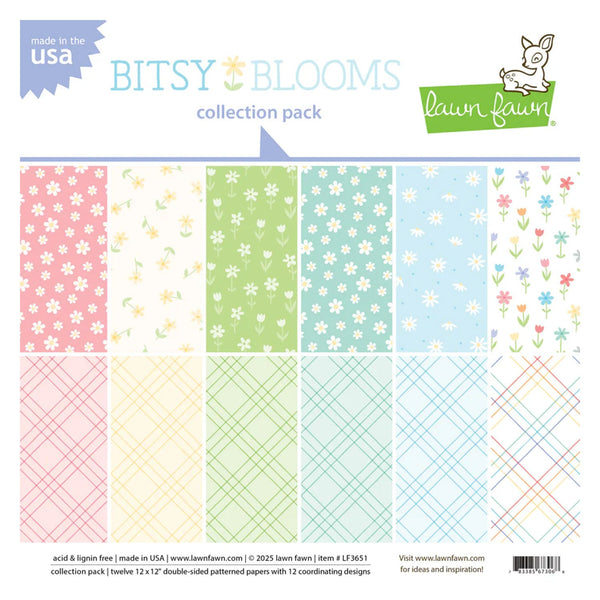 Lawn Fawn Bitsy Blooms Collection Pack