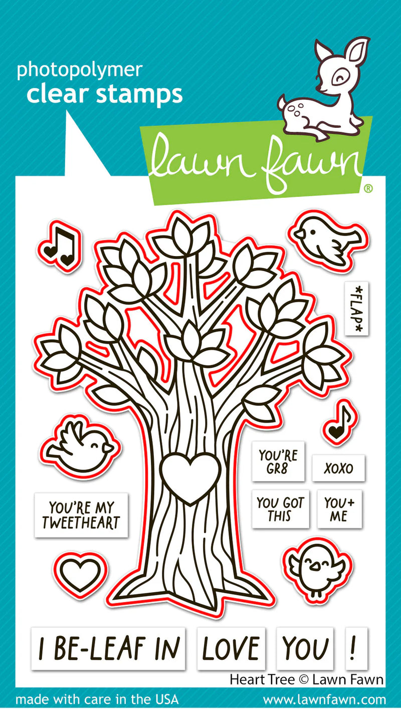 Lawn Cuts Custom Craft Dies - Heart Tree