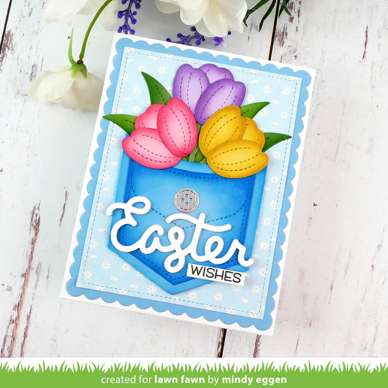 Lawn Cuts Custom Craft Dies - Scripty Easter