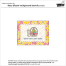 Lawn Fawn Daisy Bloom Background Stencils