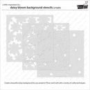 Lawn Fawn Daisy Bloom Background Stencils
