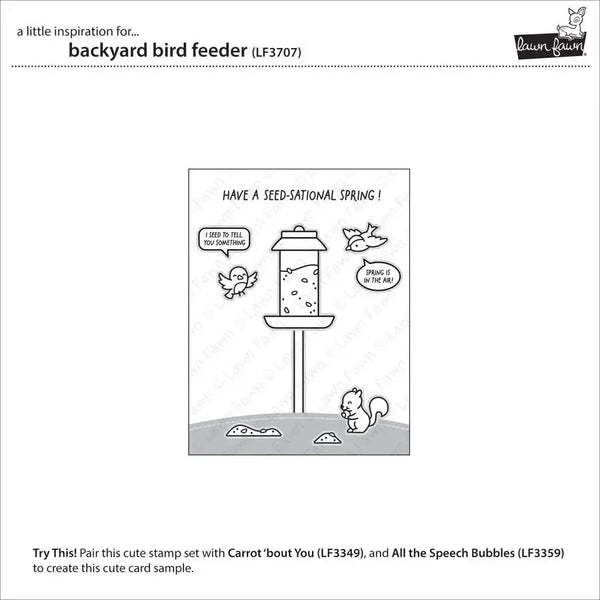 Lawn Cuts Custom Craft Dies - Backyard Bird Feeder