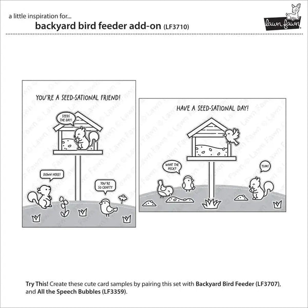 Lawn Cuts Custom Craft Dies - Backyard Bird Feeder Add-On