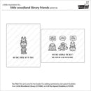 Lawn Clippings Colouring Stencils - Little Woodland Library Friends