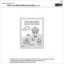 Lawn Clippings Colouring Stencils - Little Woodland Library Friends
