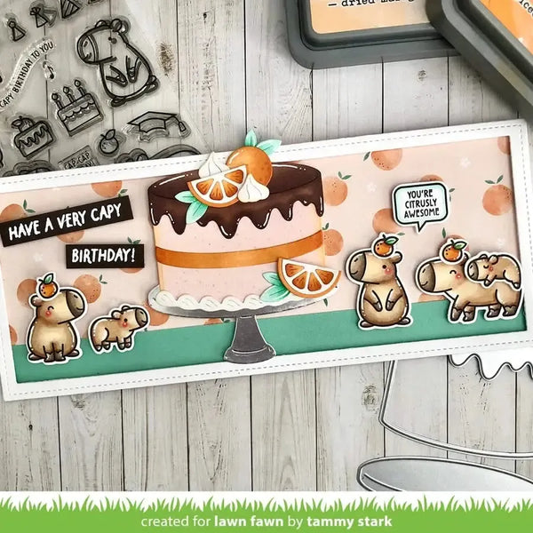 Lawn Clippings Colouring Stencils - Capybaras!