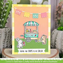 Lawn Fawn Clear Stamp Set - Treat Cart Add-On: Tacos