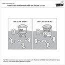 Lawn Fawn Clear Stamp Set - Treat Cart Sentimant Add-On: Tacos