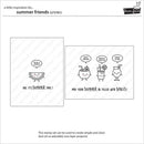 Lawn Clippings Colouring Stencils - Summer Friends
