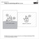 Lawn Cuts Custom Craft Dies - Keep On Swimming Add-On