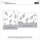 Lawn Clippings Colouring Stencils - Shello, Friend