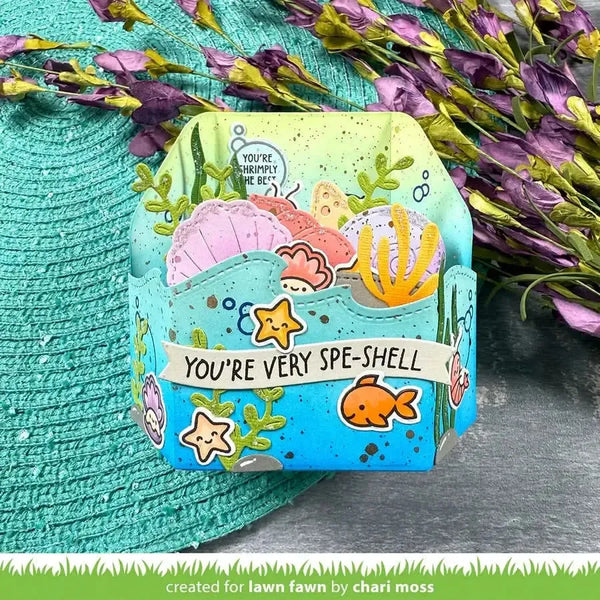 Lawn Clippings Colouring Stencils - Shello, Friend