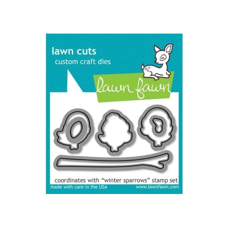 Lawn Cuts Custom Craft Dies - Winter Sparrows