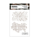 Lisa Horton Crafts Muse & Maker Weathered Grid clear stamp set featuring distressed grid and abstract crosshatch mixed media background patterns for grunge cardmaking and art journaling