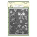 Lisa Horton Crafts Embossing Folder 6"X6" Shower of Roses*