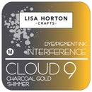 Lisa Horton Crafts Interference Ink Pad - Charcoal Gold Shimmer