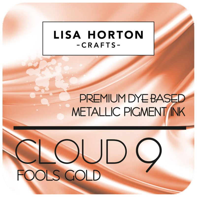 Lisa Horton Crafts Cloud 9 Metallic Ink Pad Fools Gold