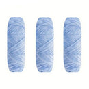 Poppy Crafts Velour Yarn 100g 3 Pack - Light Blue