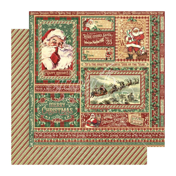 Graphic 45 Collection Pack 12"x 12" - Letters to Santa