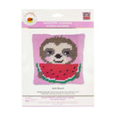 Lady Bird Designs Sudan Tapestry Cushion Kit 10" x 10" - Sloth Munch