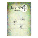 Lavinia Stamps product with floral designs and brand name on a colorful background