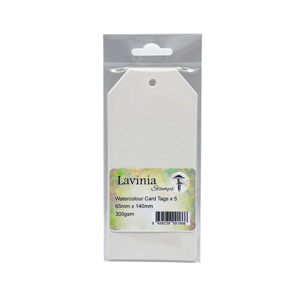 Lavinia Watercolour Card Tags - 6.5cm x 14cm