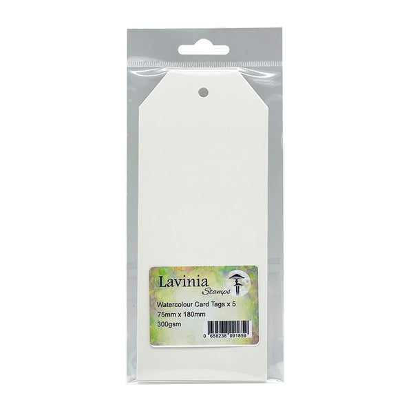 Lavinia Watercolour Card Tags - 7.5cm x 18cm