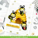 Lawn Fawn Clear Stamps - Henry's Build-A-Sentiment: Honey Bee