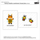 Lawn Fawn Clear Stamps - Henry's Build-A-Sentiment: Honey Bee