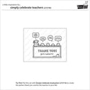 Black and white illustration of a classroom with students and a teacher, featuring text 'THANK YOU! You're awesome.' on a white background.