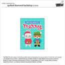 Lawn Fawn Backdrop - Quilted Diamond