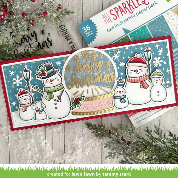 Lawn Fawn Clear Stamps - Big Messages: Christmas