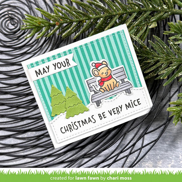 Lawn Fawn Clear Stamps - Caroling Mice