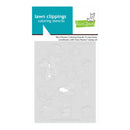 Lawn Fawn coloring stencil with brand logo on a white background