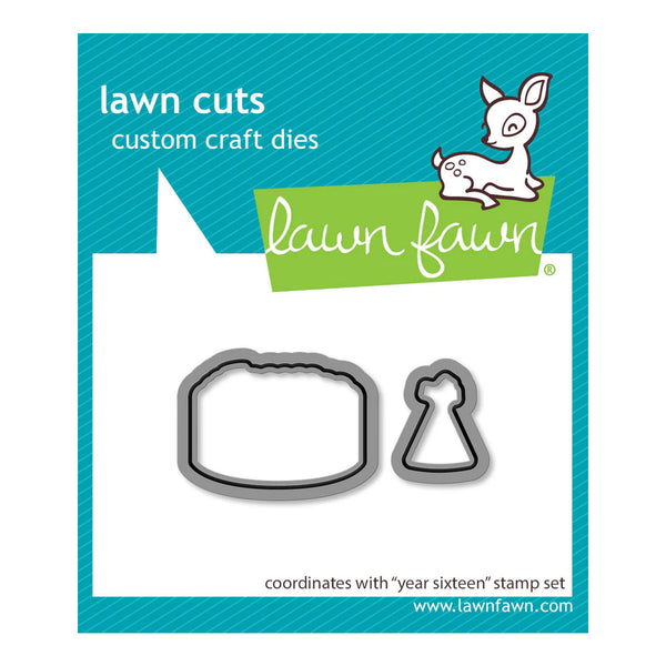 Lawn Cuts custom craft dies with deer design on packaging