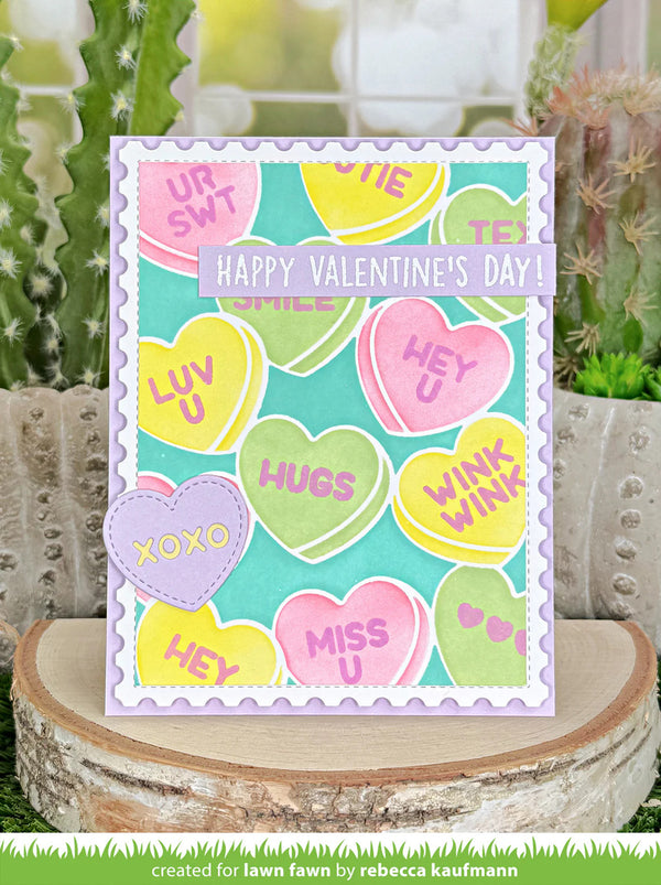 Lawn Fawn Dies - Postage Rectangle Stackables