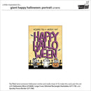 Lawn Fawn Lawn Cuts Die - Giant Happy Halloween: Portrait