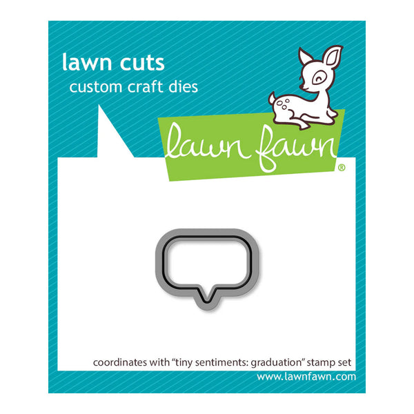 Lawn Cuts custom craft die with deer design on packaging