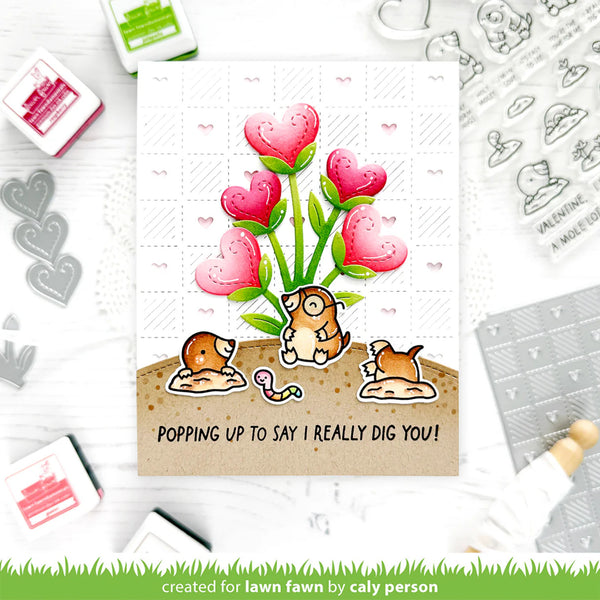 Lawn Fawn Stamps - A Mole Lot of Love