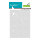 Lawn Fawn coloring stencil packaging with brand logo on a white background