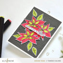 Altenew Linear Life Poinsettias Simple Colouring Stencil*