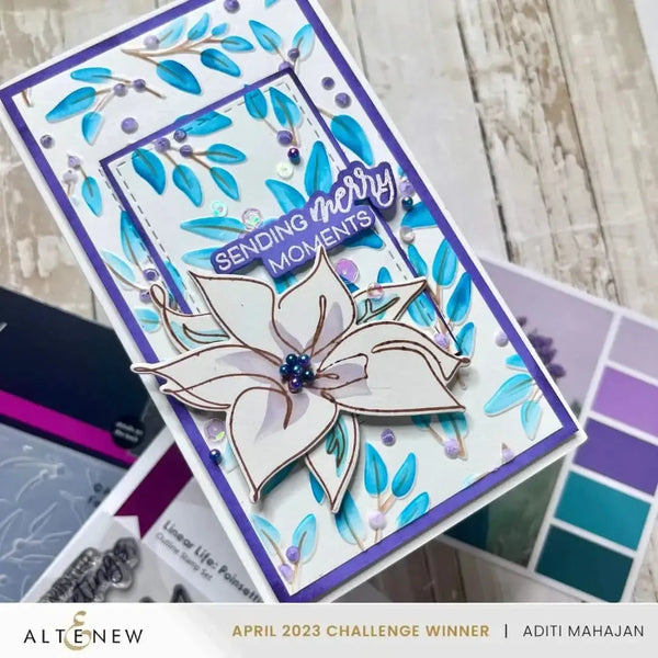 Altenew Linear Life Poinsettias Die Set*