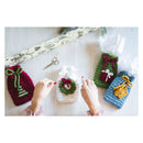 Lion Brand Free Pattern - Wool-Ease Quick & Thick - Festive Gift Bags