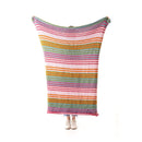 Lion Brand Free Pattern - Wool-Ease Quick & Thick - Mixed Stripe Throw