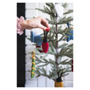 Lion Brand Free Pattern - Wool-Ease Quick & Thick - Yarn Wrapped Holiday Ornaments