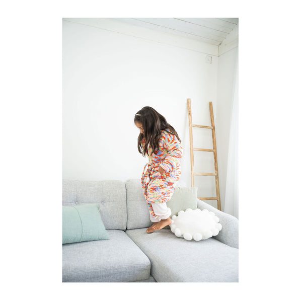 Lion Brand Free Pattern - Favourite Blanket - Cozy Hooded Robe
